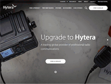 Tablet Screenshot of hytera.co.uk
